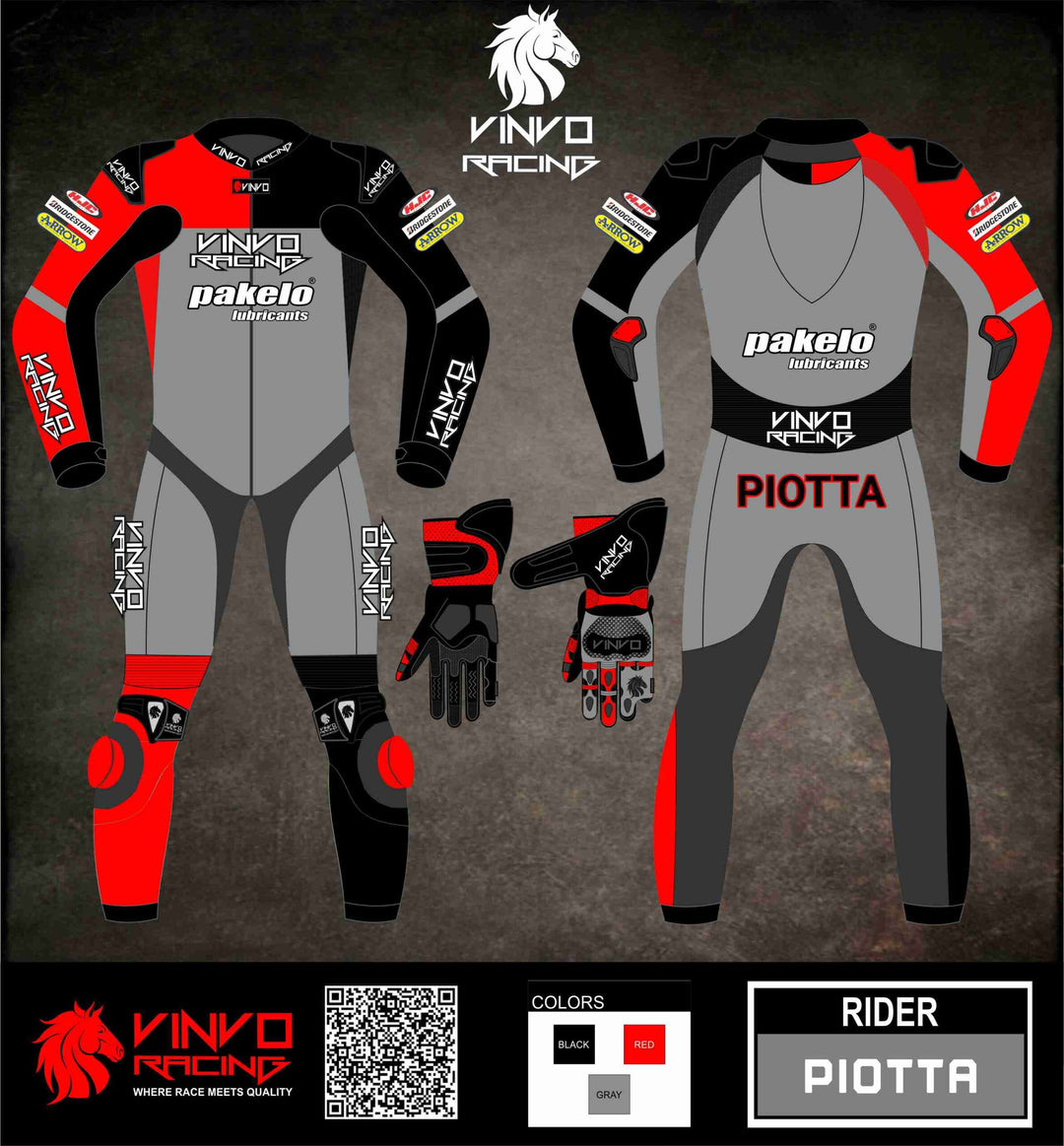 Custom Cowhide Leather Race Suit