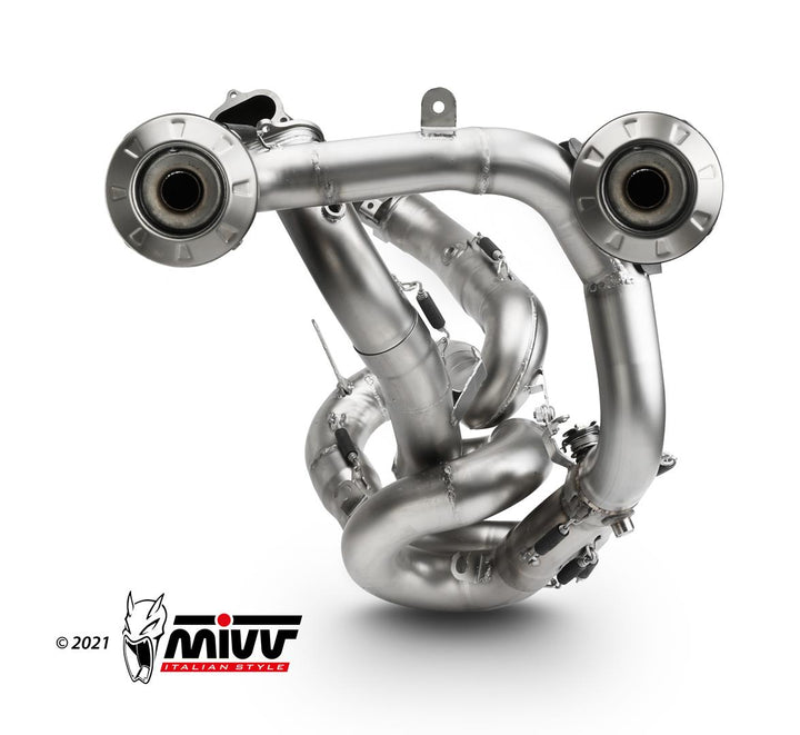 MIVV X-M1 Titanium Full System Exhaust (R.DU.0004.SC4T) for 2020-2023 Ducati Panigale V2