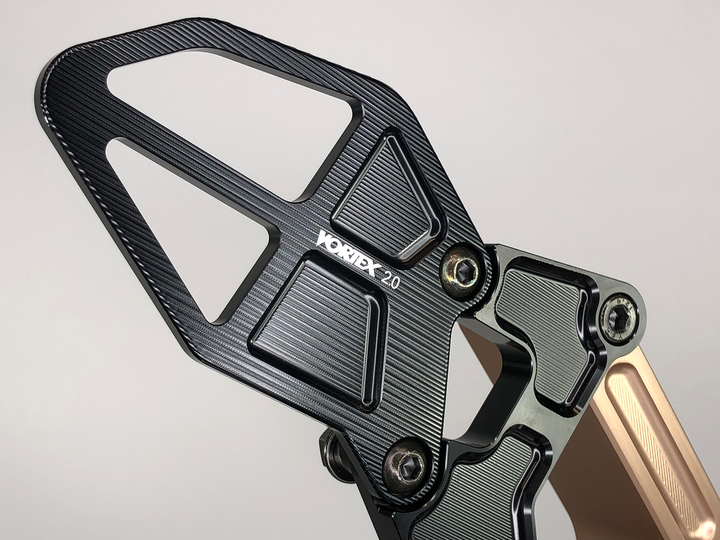 Vortex 18-24 Kawasaki EX400 Ninja 400 R Rear Set — Black (RS433K)