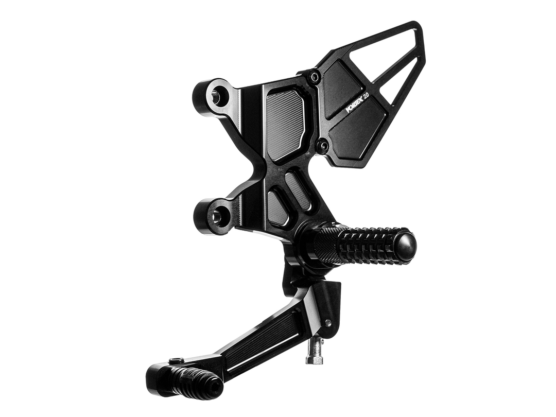 Vortex Rearsets Replacement Rear Set — Black (RS434K)