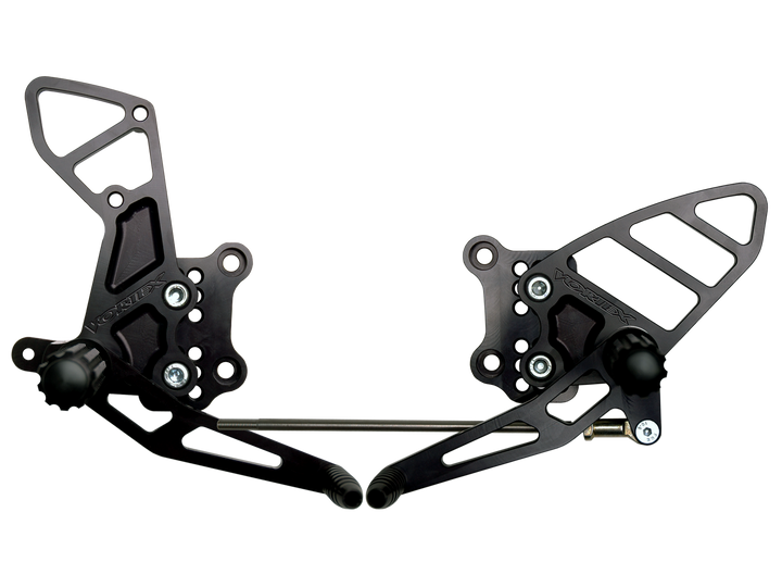 Vortex 03-07 Suzuki SV1000 S,03-10 SV650 Adjustable Rearsets — Black (RS505K)
