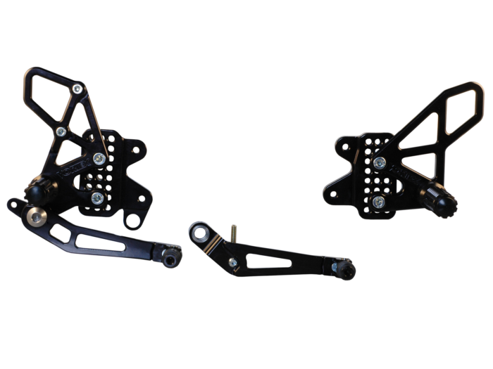 Vortex 11-23 Suzuki GSX-R600,GSX-R750 Rear Set — Black (RS582K)