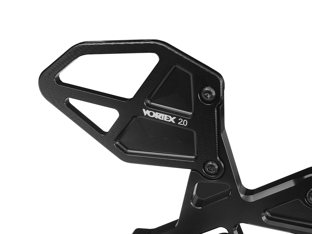 Vortex 17-21 Suzuki GSX-R1000,17-25 GSX-R1000R Adjustable Rearsets — Black (RS591K)
