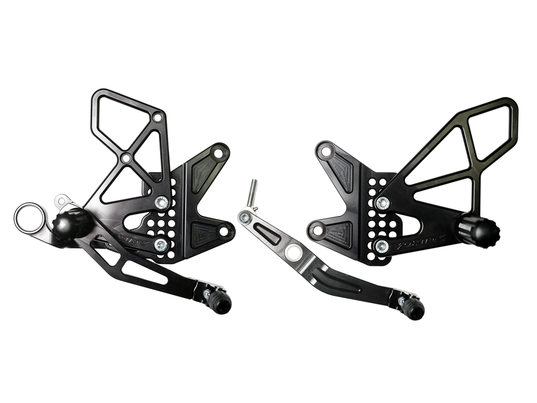 Vortex 06-16 Yamaha YZF-R6 Rear Set — Black (RS616K)