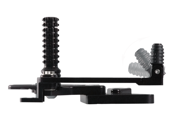 Vortex 13-18 Kawasaki ZX636 Ninja ZX-6R Rear Set — Black (RS416K)