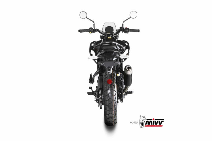 MIVV Dakar Stainless Slip-On Exhaust (RE.006.LDKB) for 2024- Royal Enfield Himalayan