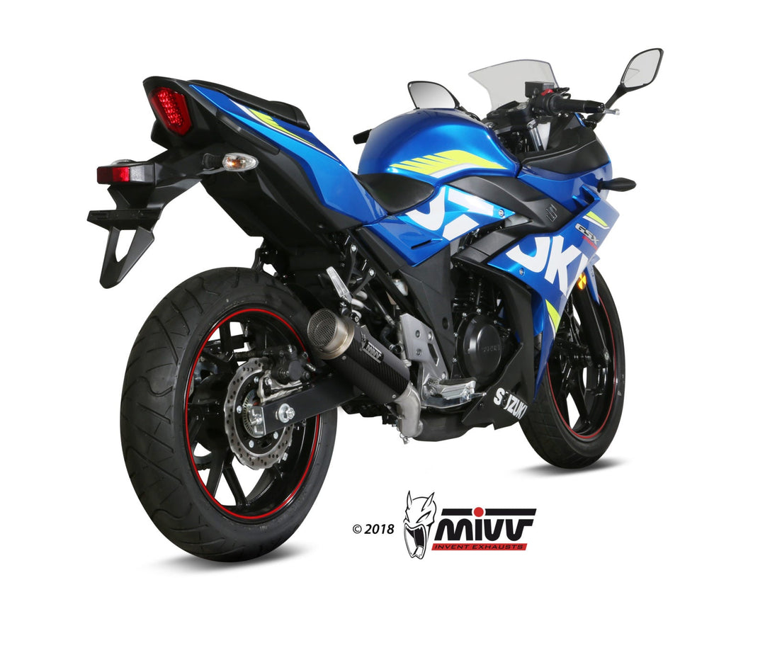 MIVV GPpro Carbon Slip-On Exhaust (S.054.L2P) for 2017-2020 Suzuki GSX250R