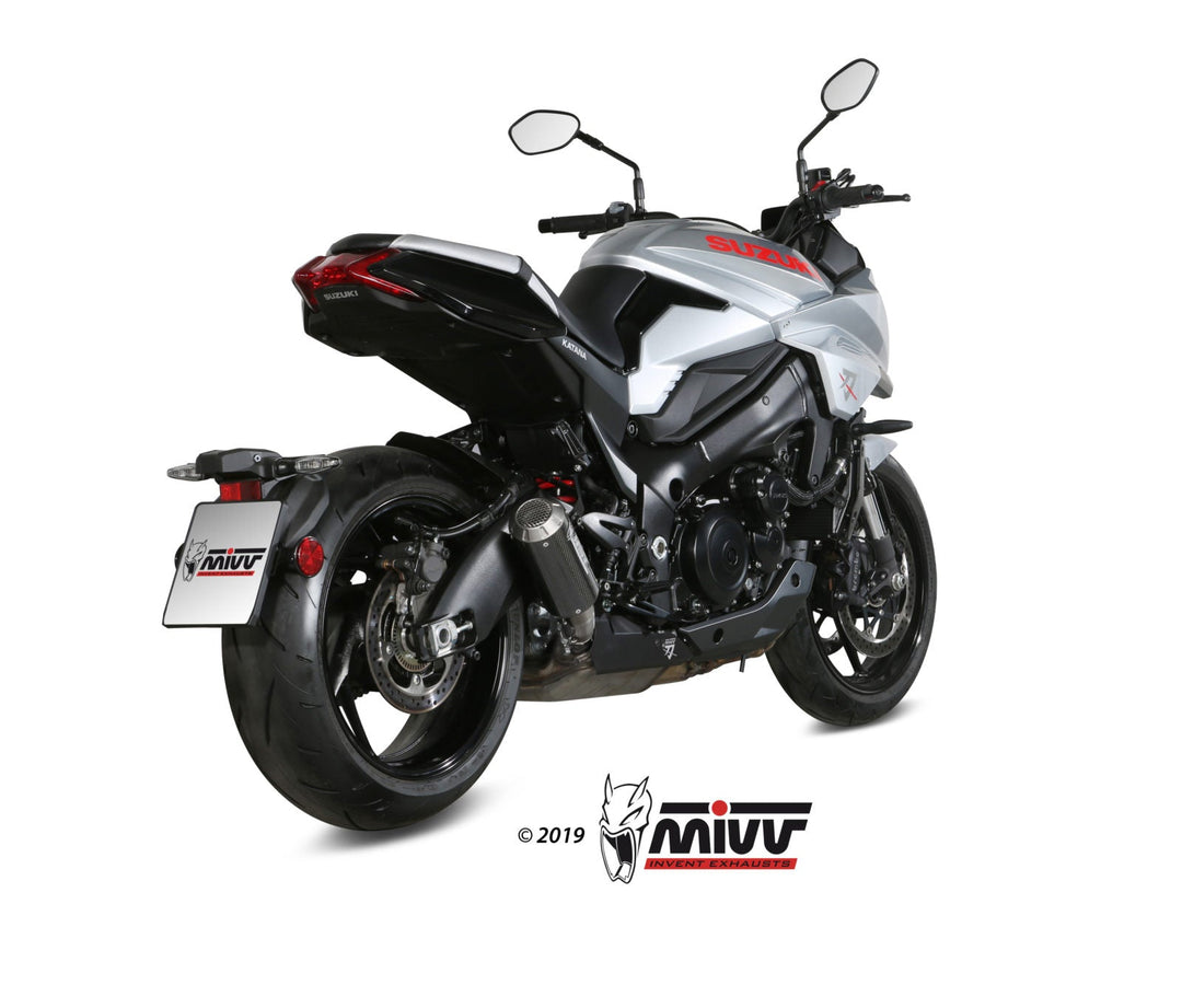 MIVV MK3 Carbon Slip-On Exhaust (S.056.LM3C) for 2019-2022 Suzuki Katana