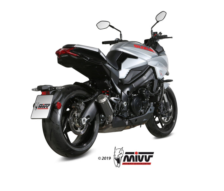MIVV MK3 Carbon Slip-On Exhaust (S.056.LM3C) for 2019-2022 Suzuki Katana