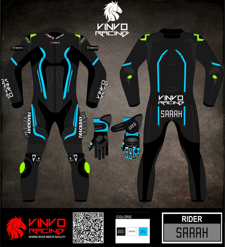 Custom Cowhide Leather Race Suit
