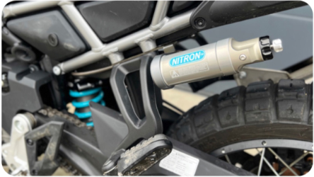Nitron ADV R3+HPA +30mm Rear Shock (NTBKCFM 01RH+30) for 2024-2025 CFMoto 450MT