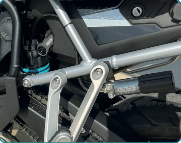 Nitron NTR ADV R3 Rear Shock with HPA, Triumph Tiger 900 Rally Pro 2020+