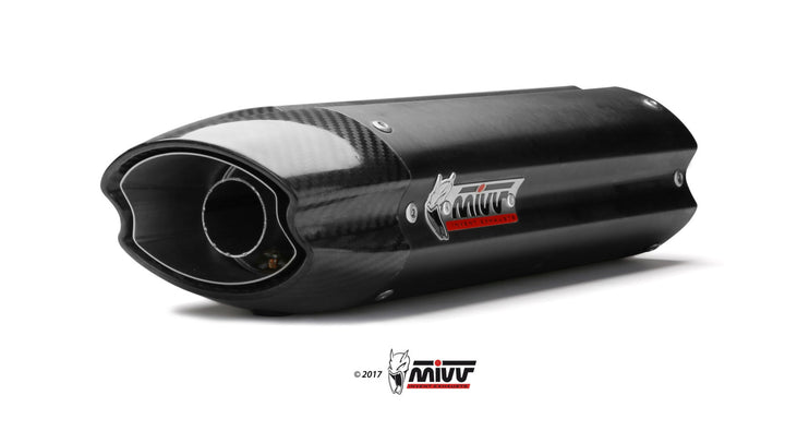 MIVV Suono Black Underseat Slip-On Exhaust (UY.015.L9) for 2004-2011 Yamaha FZ6