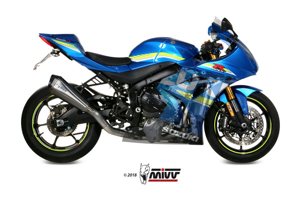 MIVV Delta Race Stainless Full System Exhaust (X.SU.0003.SDRX) for 2017-2020 Suzuki GSX-R 1000