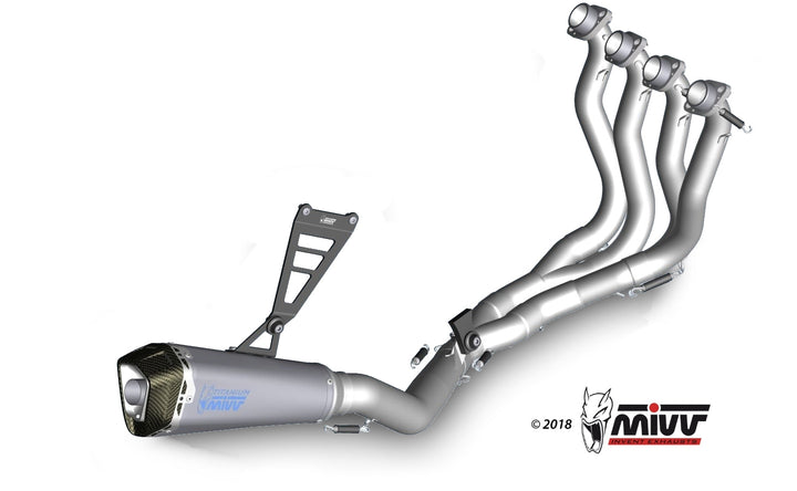 MIVV Delta Race Stainless Full System Exhaust (X.SU.0003.SDRX) for 2017-2020 Suzuki GSX-R 1000