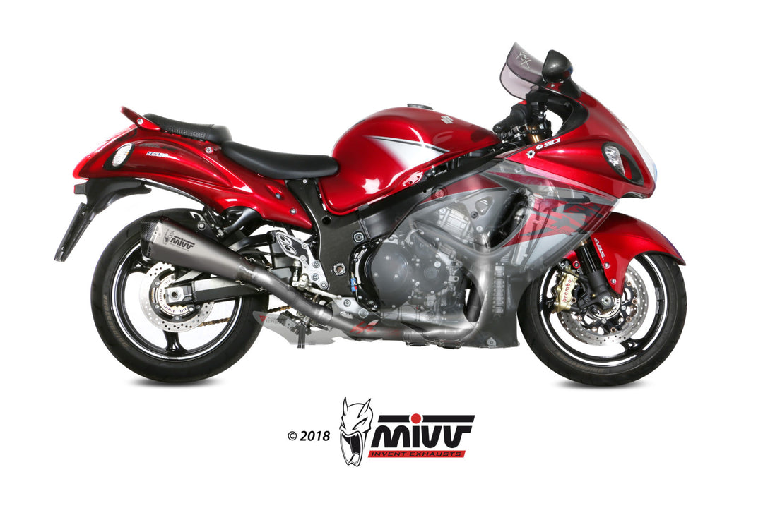 MIVV Delta Race Full Titanium Full System Exhaust (R.SU.0002.SDRT) for 2008-2017 Suzuki Hayabusa