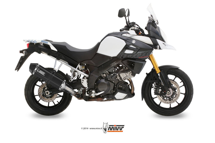 MIVV Speed Edge Black Slip-On Exhaust (S.042.LRB)