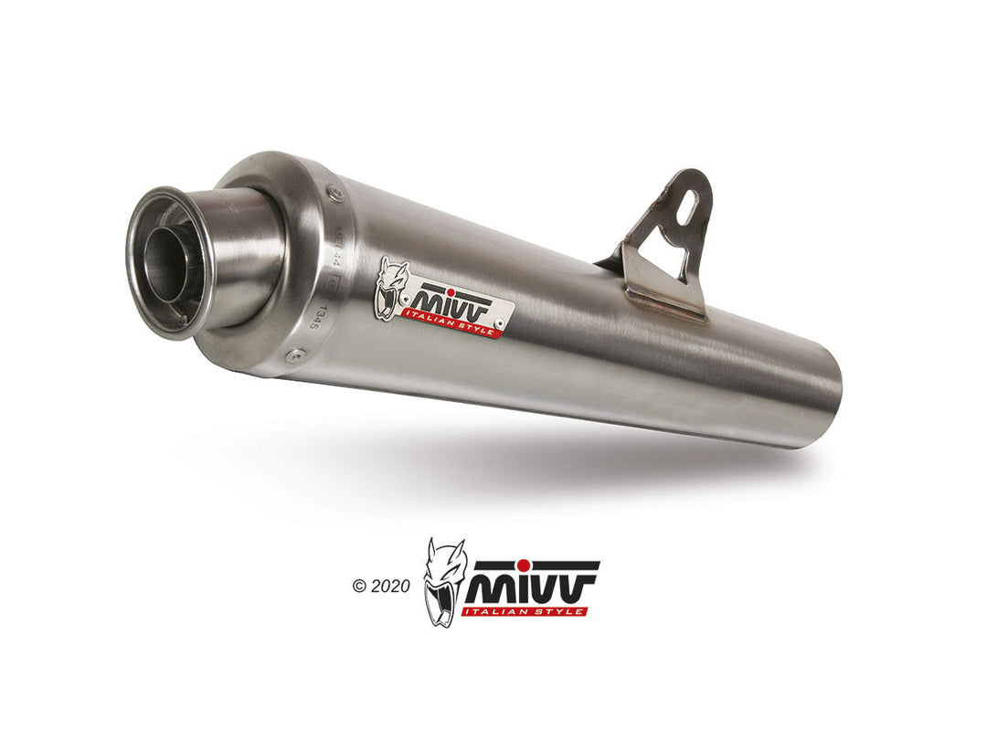 MIVV X-Cone Stainless Slip-On Exhaust (T.005.LC3) for 2005-2006 Triumph Speed Triple