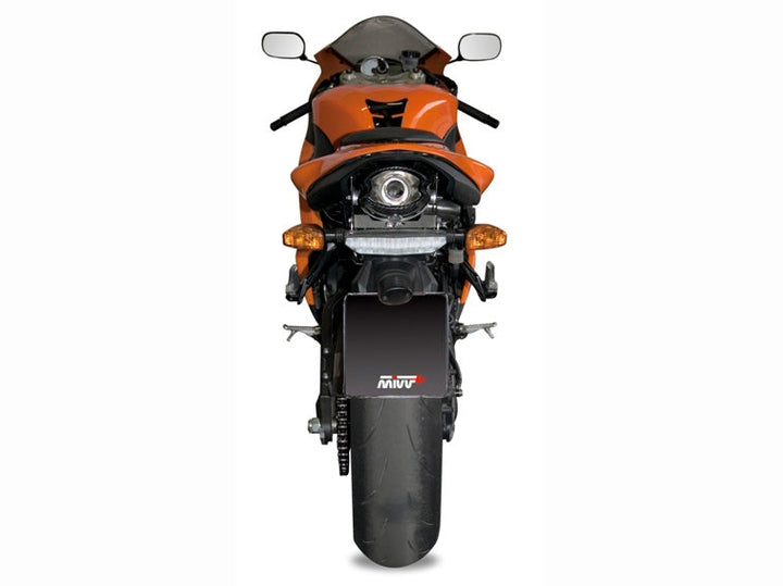 MIVV Suono Stainless Underseat Slip-On Exhaust (UK.019.L7) for 2007-2008 Kawasaki ZX-6R