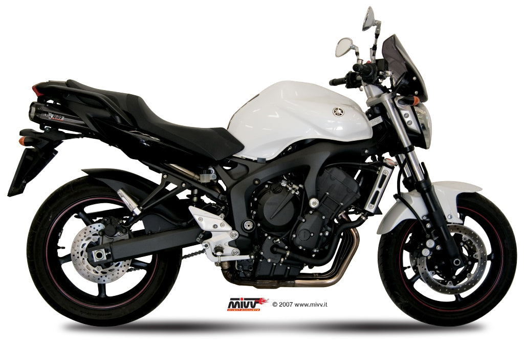 MIVV Suono Black Underseat Slip-On Exhaust (UY.015.L9) for 2004-2011 Yamaha FZ6