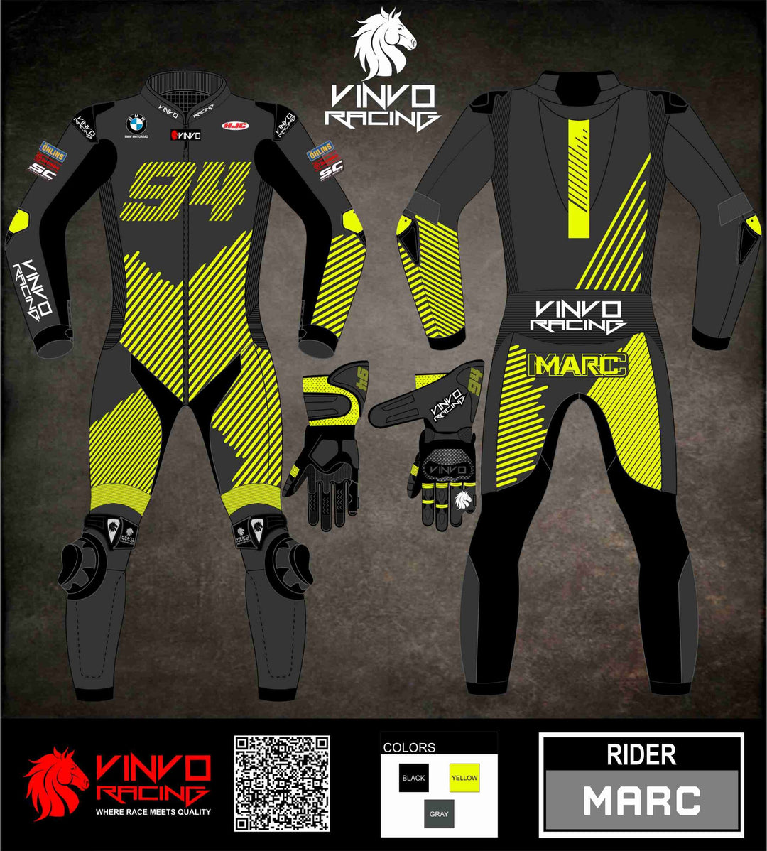 Custom Kangaroo Leather Race Suit