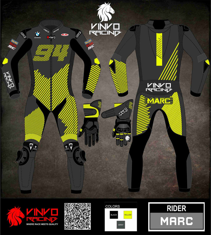 Custom Kangaroo Leather Race Suit