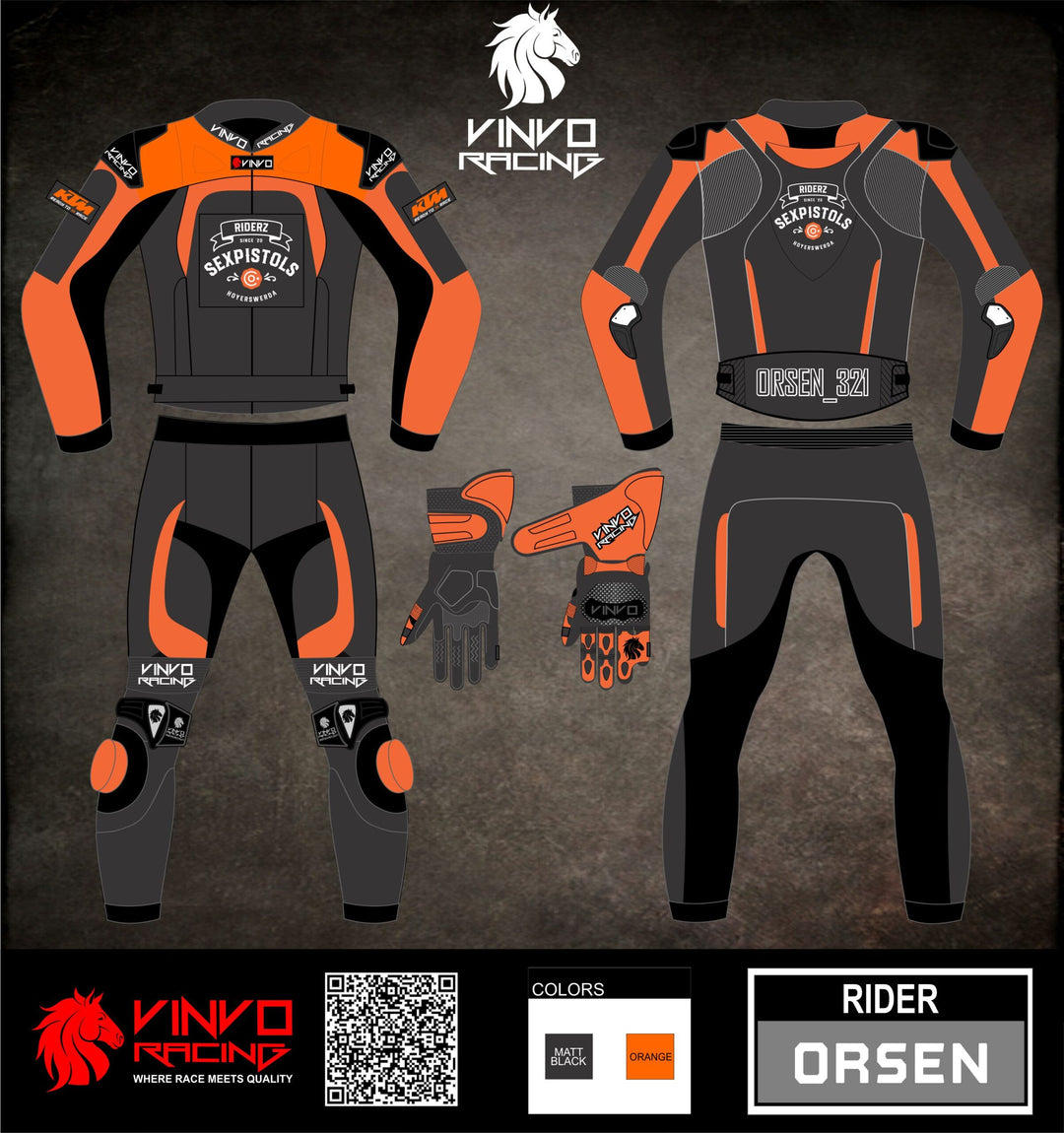 Custom Kangaroo Leather Race Suit
