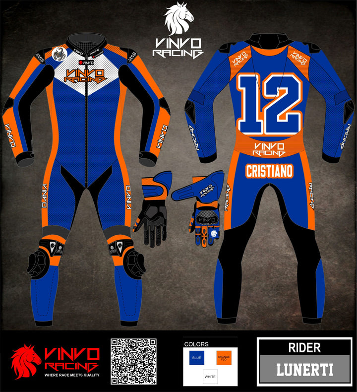 Custom Kangaroo Leather Race Suit