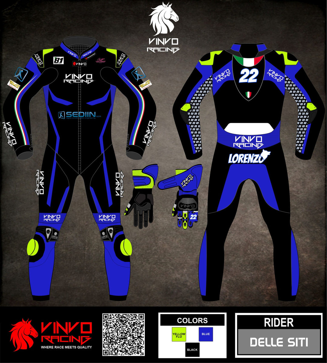 Custom Kangaroo Leather Race Suit