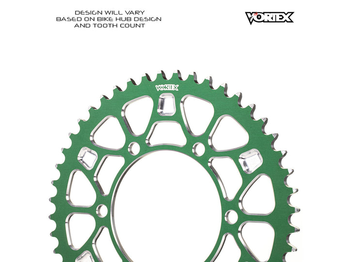 Vortex V4 Rear Sprocket 530 (438) — Green