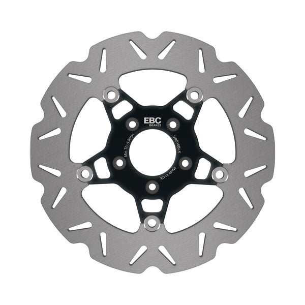EBC 00-03 Harley-Davidson Sportster XLH 883 Front Left/Right Vee Floating Black Rotor — VR010BLK