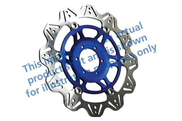 EBC 06-07 Honda CBR 1000 RR Front Left/Right Vee Floating Blue Rotor — VR1161BLU