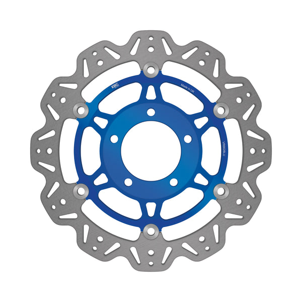 EBC 03-04 Triumph Hinckley Daytona 600 Front Left/Right Vee Floating Blue Rotor — VR662BLU