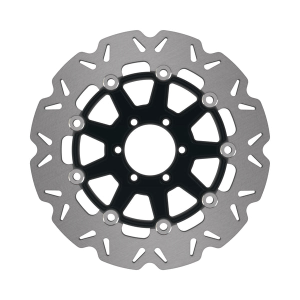 EBC 05-07 Victory Hammer Front Left/Right Vee Floating Black Rotor — VR678BLK