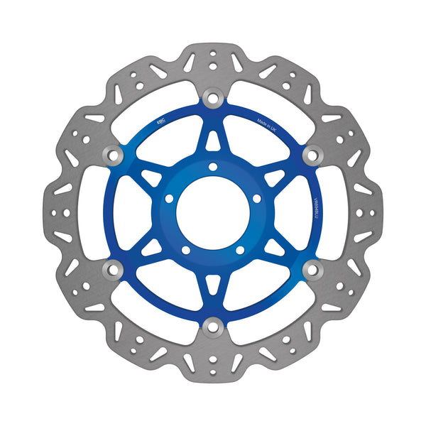 EBC 2008 Ducati Desmosedici RR D16RR/989cc Front Left/Right Vee Floating Blue Rotor — VR694BLU