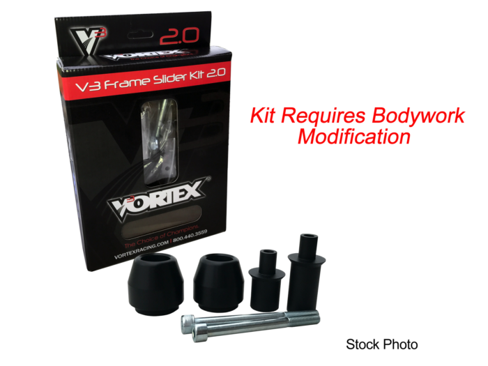Vortex 09-20 Honda CBR 600 RR V3 2.0 Frame Slider Kit — Modification Required (SR110)