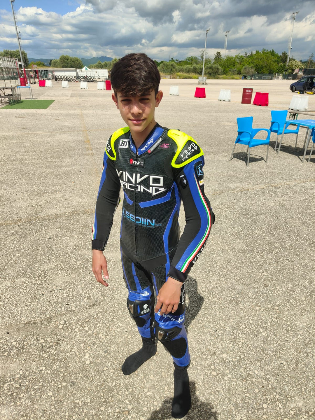 Custom Kangaroo Leather Race Suit