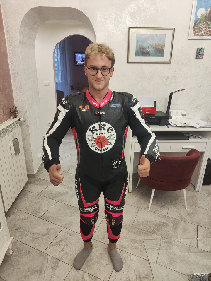 Custom Kangaroo Leather Race Suit