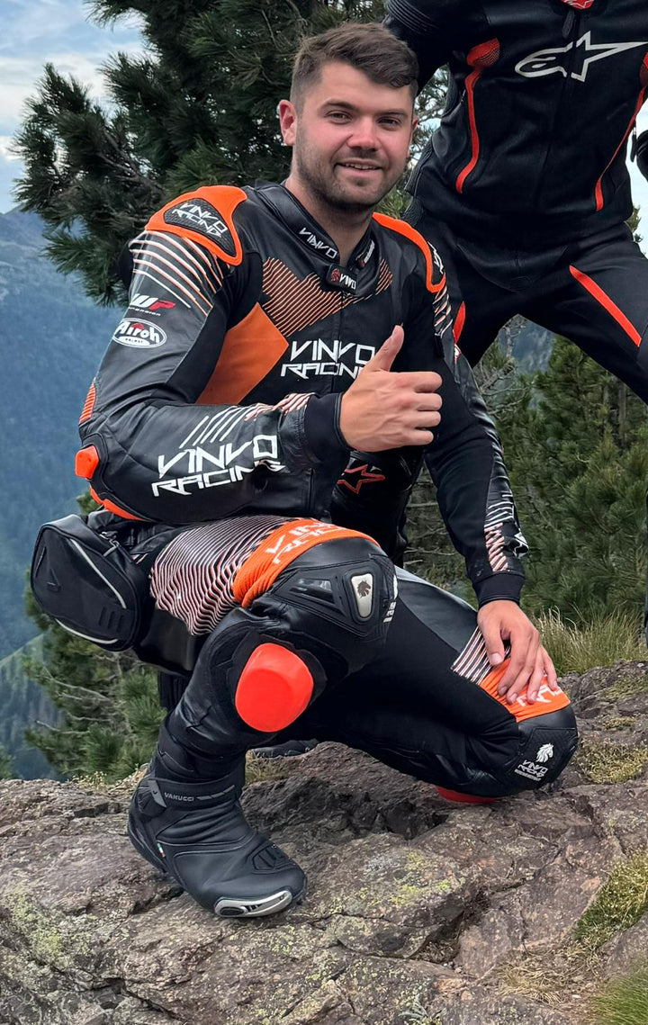Custom Kangaroo Leather Race Suit