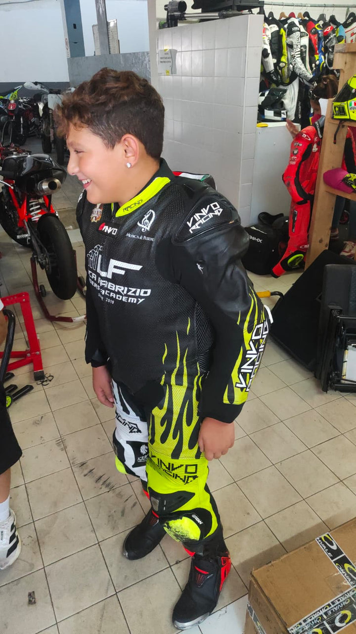 Custom Kangaroo Leather Race Suit