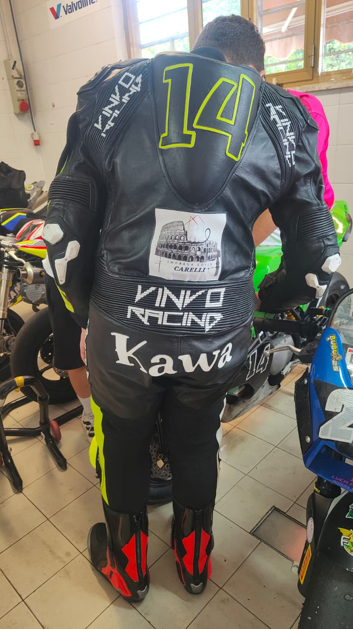 Custom Kangaroo Leather Race Suit