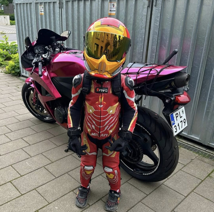 Custom Cowhide Leather Race Suit