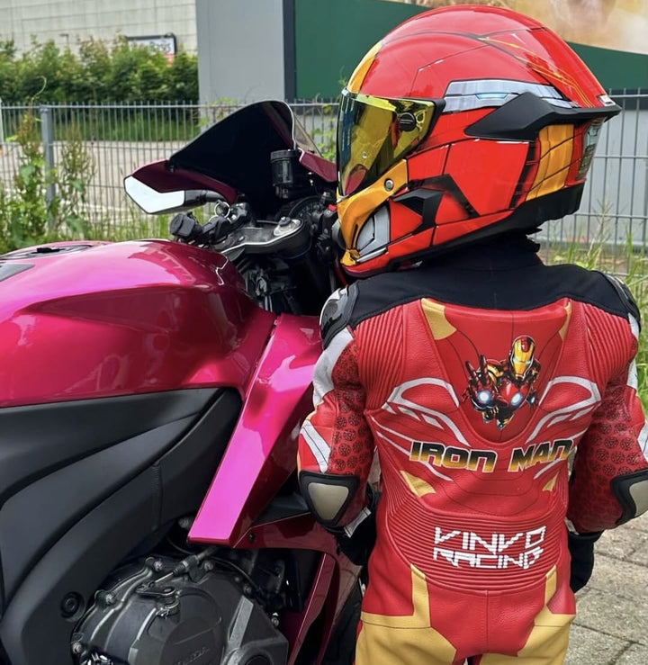 Custom Cowhide Leather Race Suit