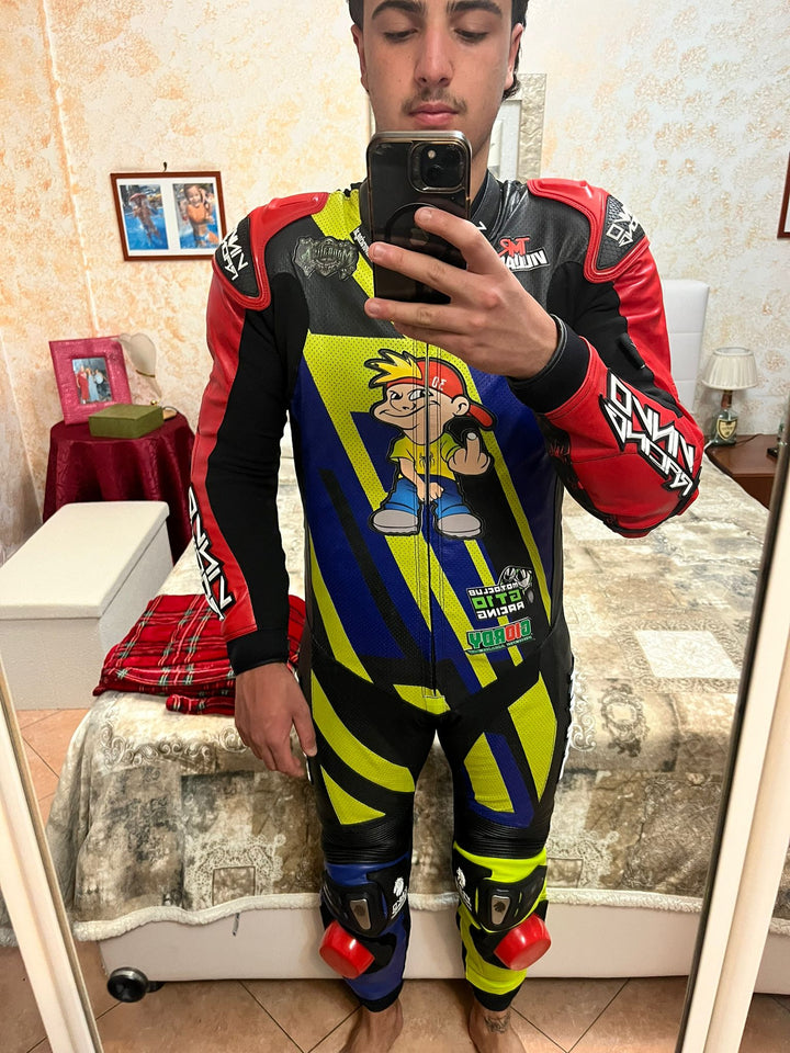 Custom Kangaroo Leather Race Suit