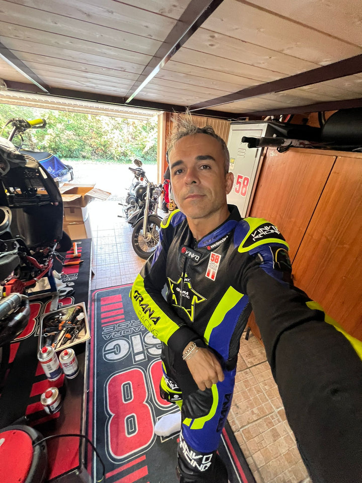 Custom Kangaroo Leather Race Suit
