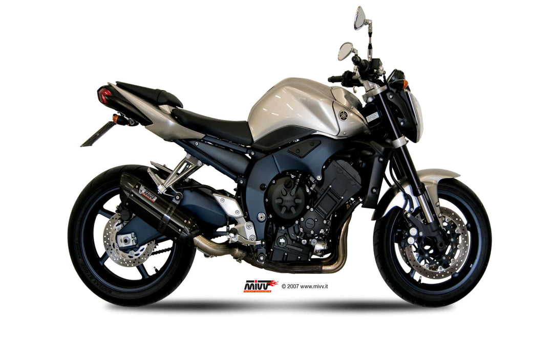 MIVV Suono Black Slip-On Exhaust (Y.023.L9) for 2006-2020 Yamaha FZ1/FZ1 Fazer