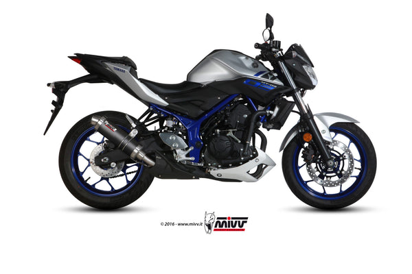 MIVV GP Carbon Slip-On Exhaust (Y.055.L2S) for 2016-2022 Yamaha MT-03