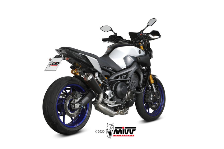 MIVV X-M1 Black Full System Exhaust (Y.060.LC4B) for 2013-2020 Yamaha MT-09