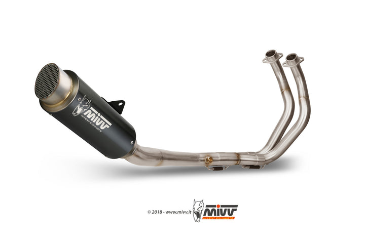MIVV GPpro Black Full System Exhaust (Y.065.LXBP) for 2021-2022 Yamaha MT-07/FZ-07
