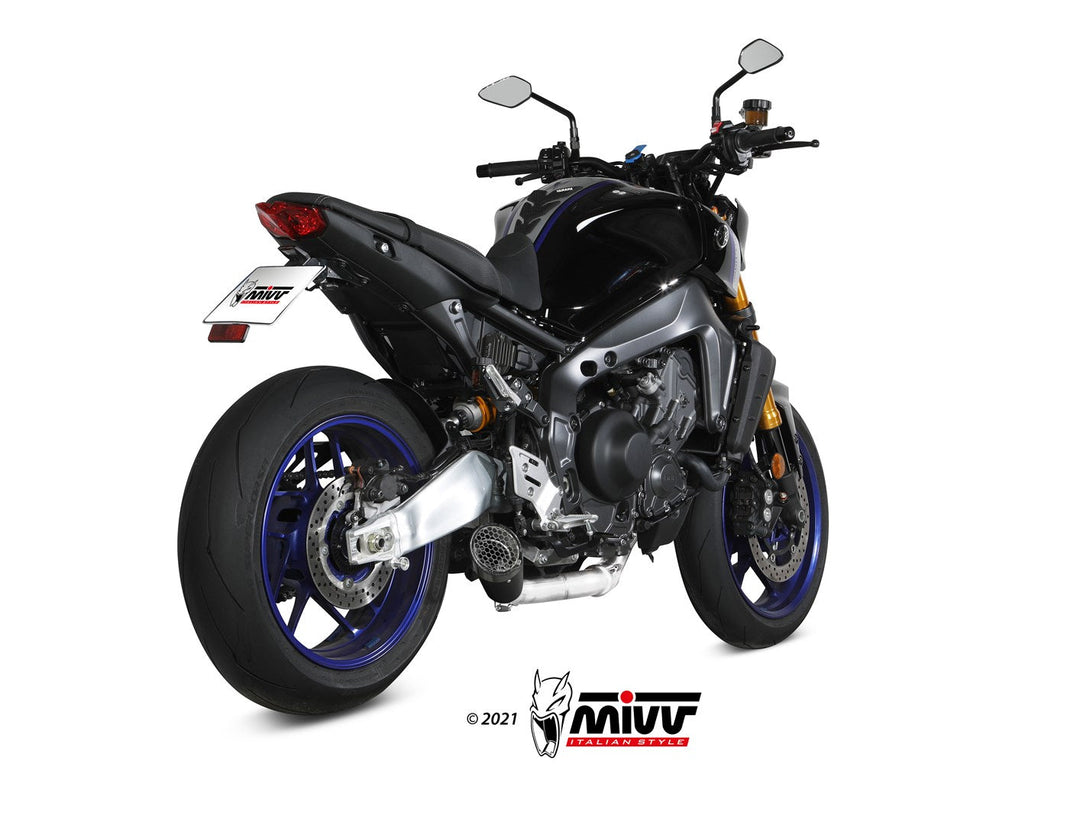 MIVV X-M5 Black Full System Exhaust (Y.068.SC5B) for 2021-2022 Yamaha MT-09/FZ-09